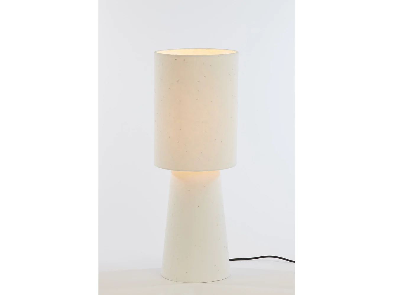 Lampe de table RAENI - Ø20x57,5cm - Blanc