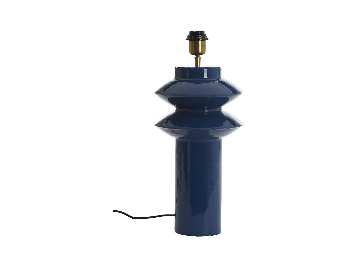 Pied de lampe PETCH - Ø22x40cm - Bleu