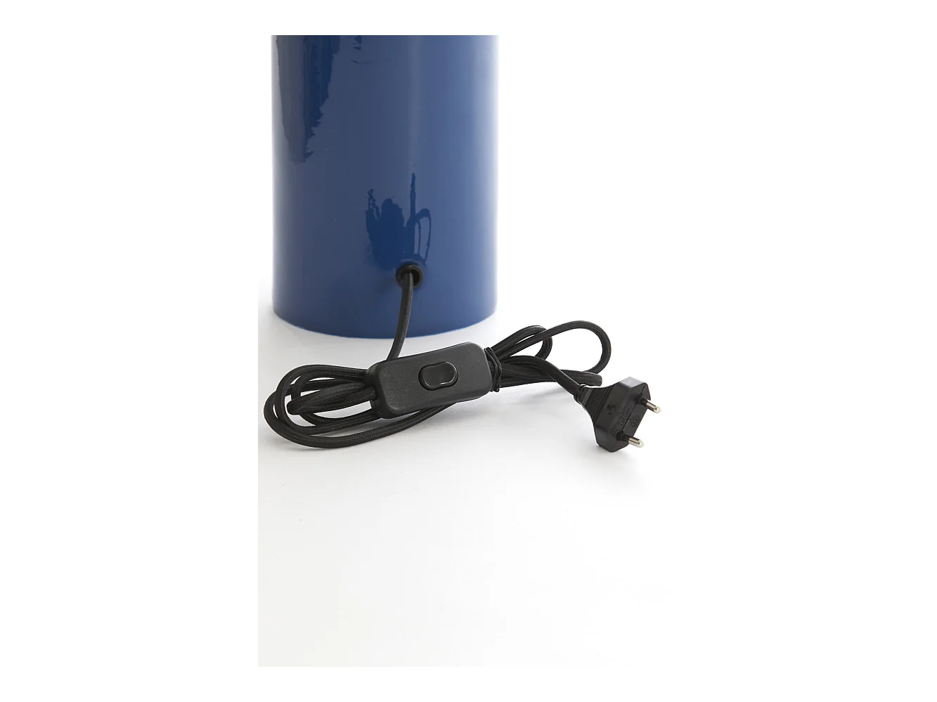 Pied de lampe PETCH - Ø22x40cm - Bleu