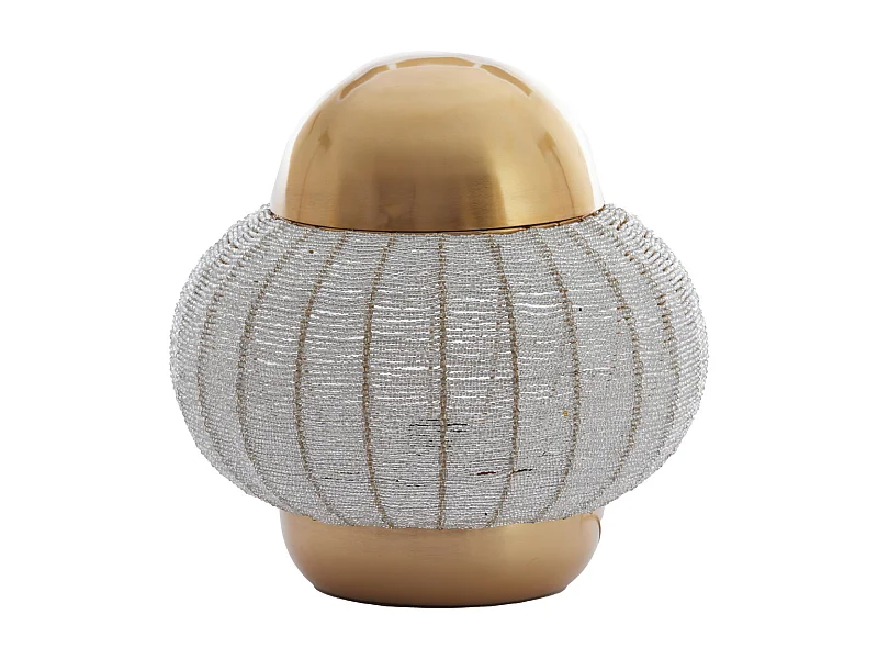 Tischlampe CETARA - Ø32x33cm - Silber