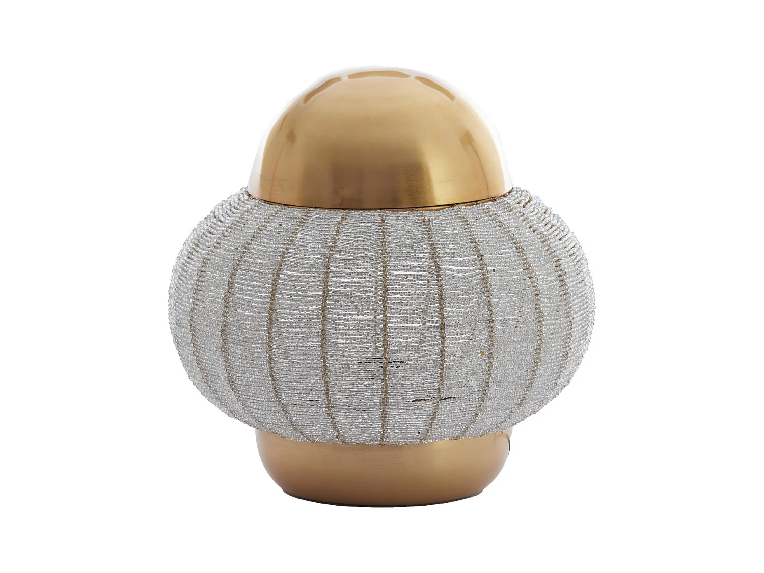 Lampe de table CETARA - Ø32x33cm - Argent