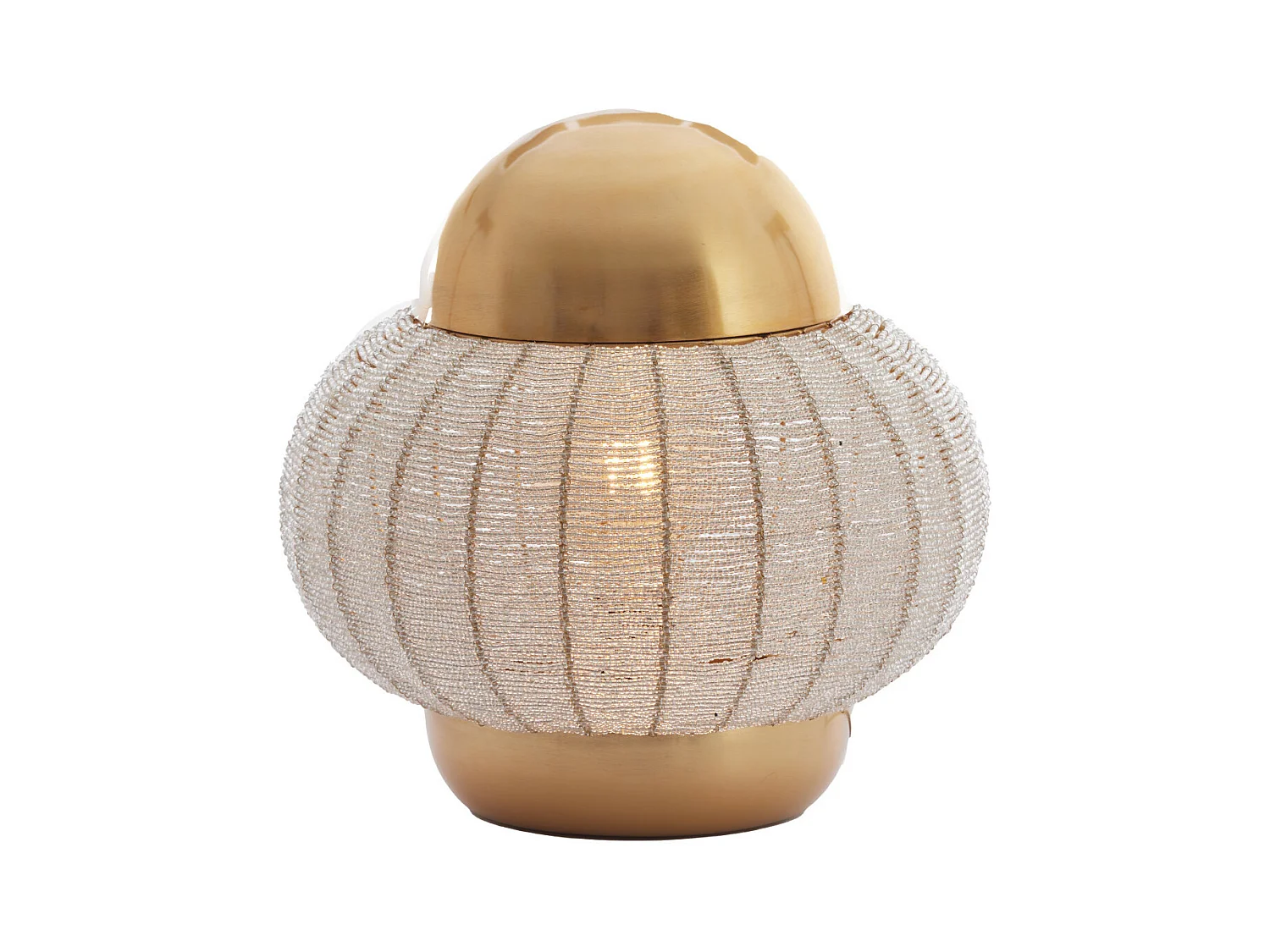 Lampe de table CETARA - Ø32x33cm - Argent