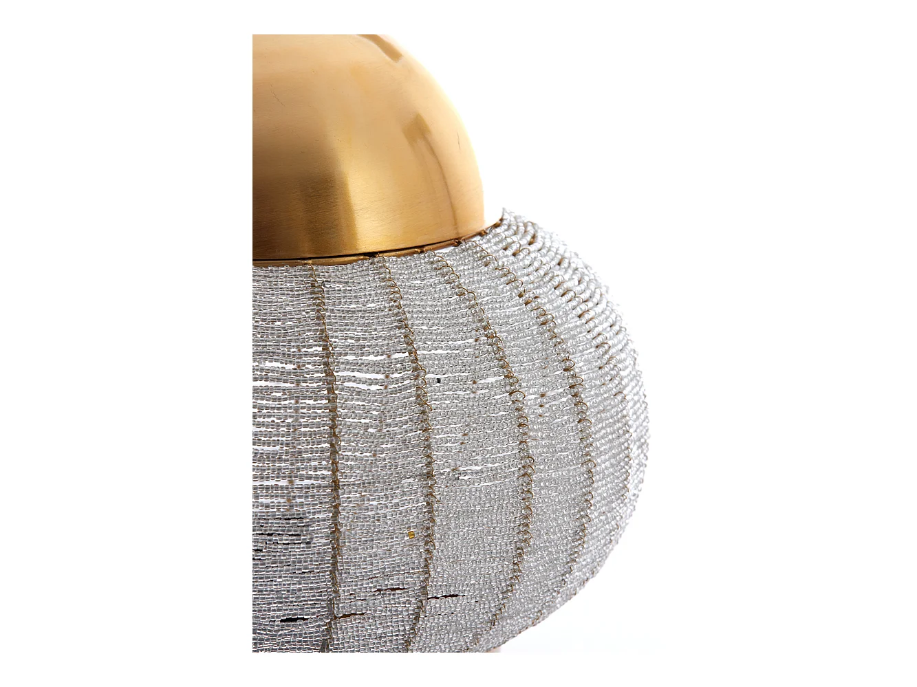 Lampe de table CETARA - Ø32x33cm - Argent