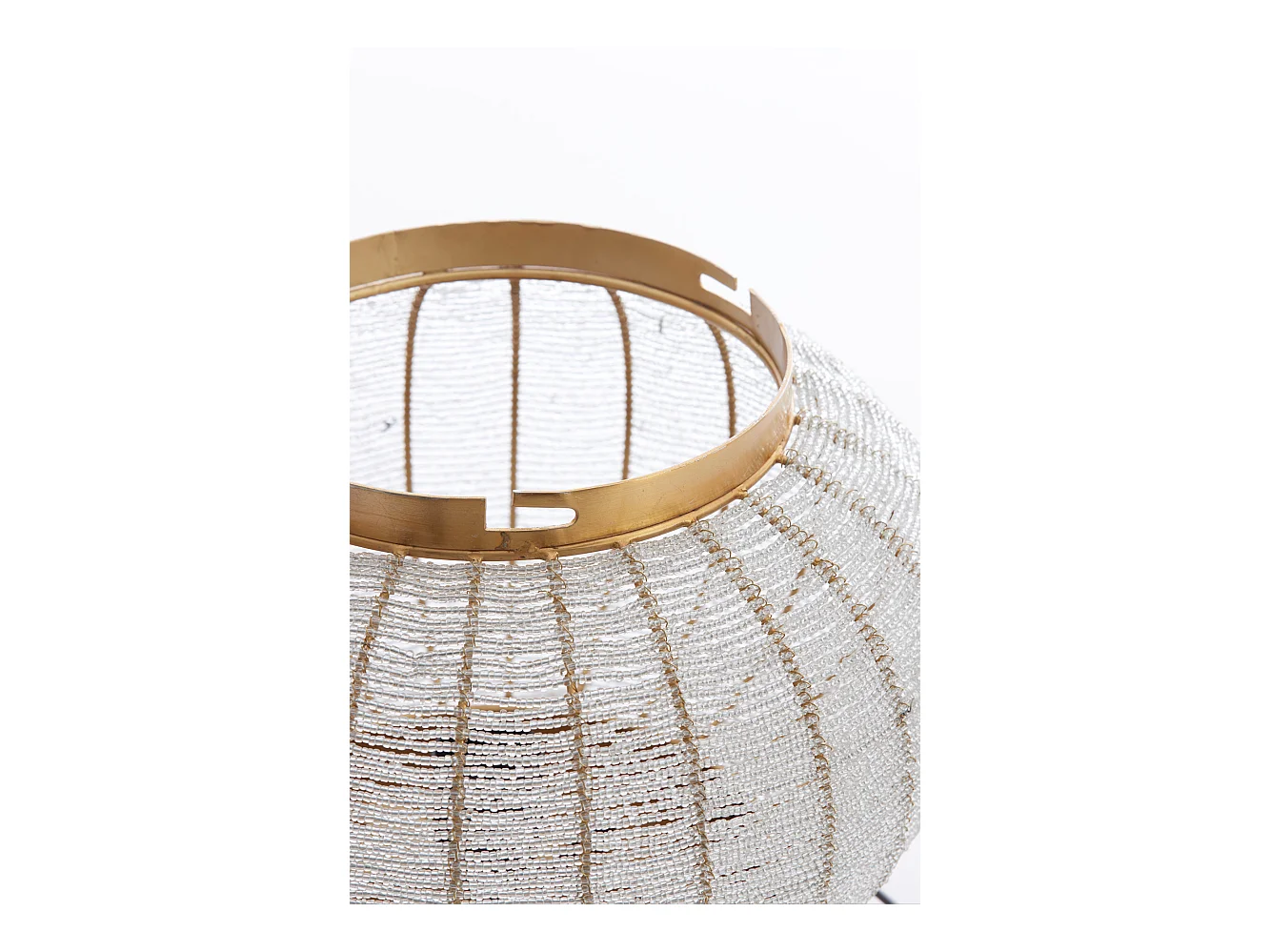 Lampe de table CETARA - Ø32x33cm - Argent