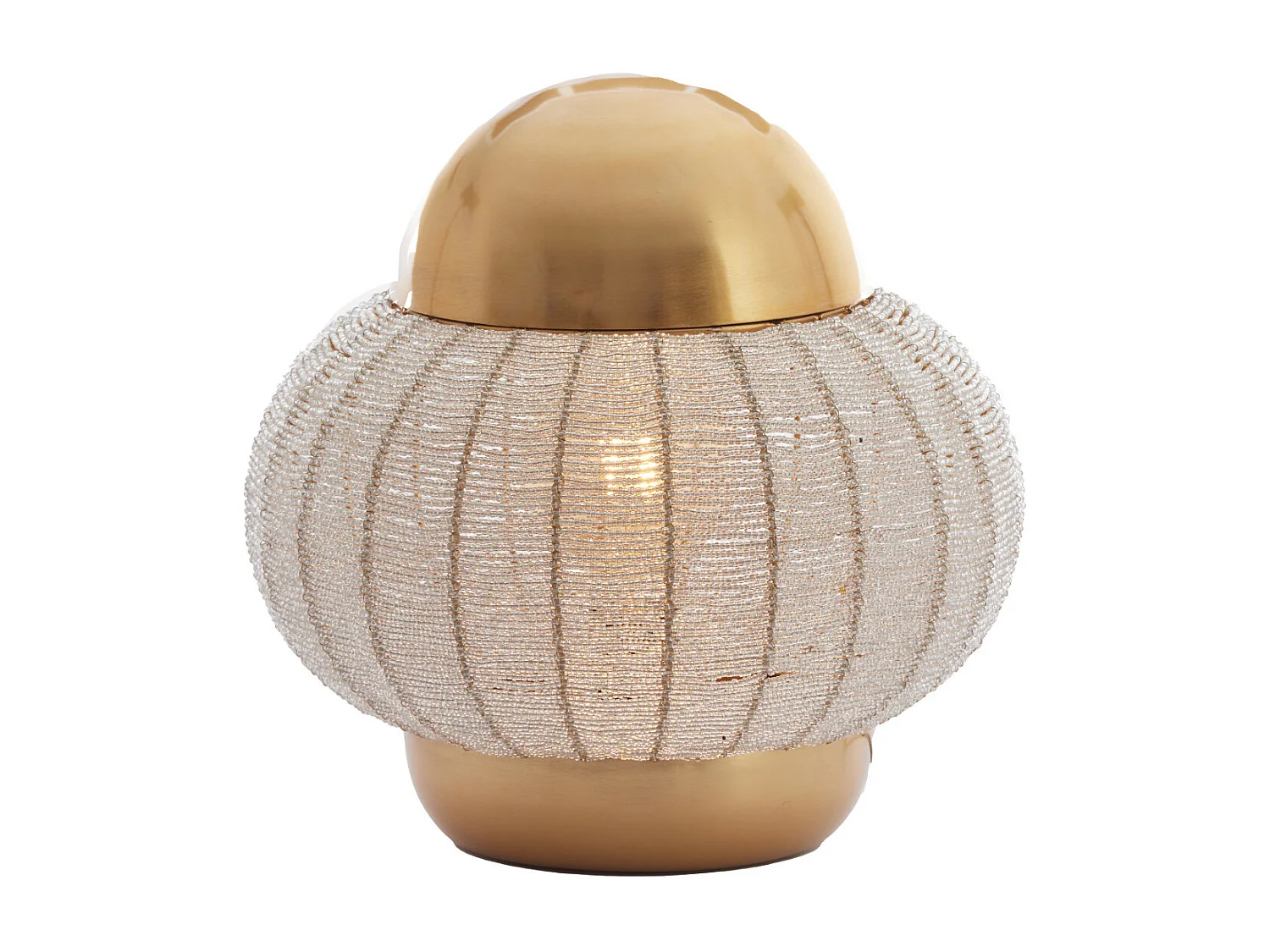 Lampe de table CETARA - Ø32x33cm - Argent