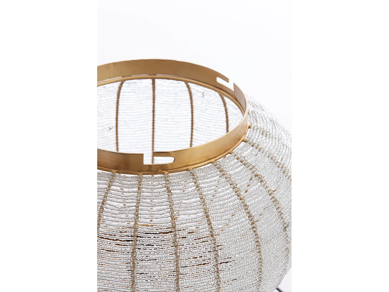 Lampe de table CETARA - Ø32x33cm - Argent