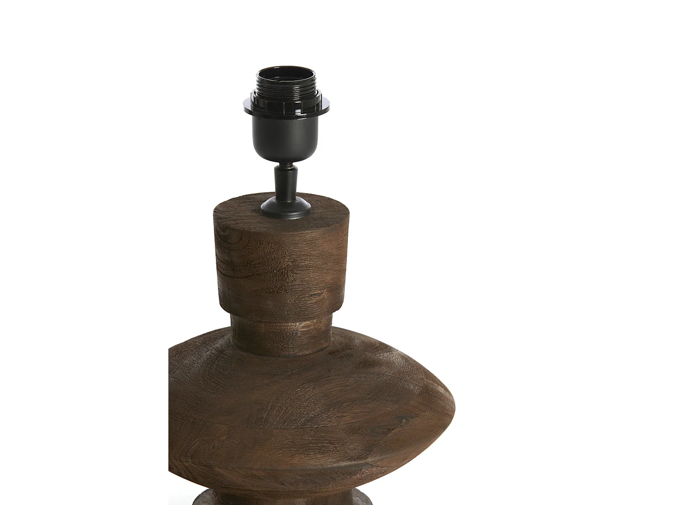 Pied de lampe FIERA - Ø23x25cm - Marron