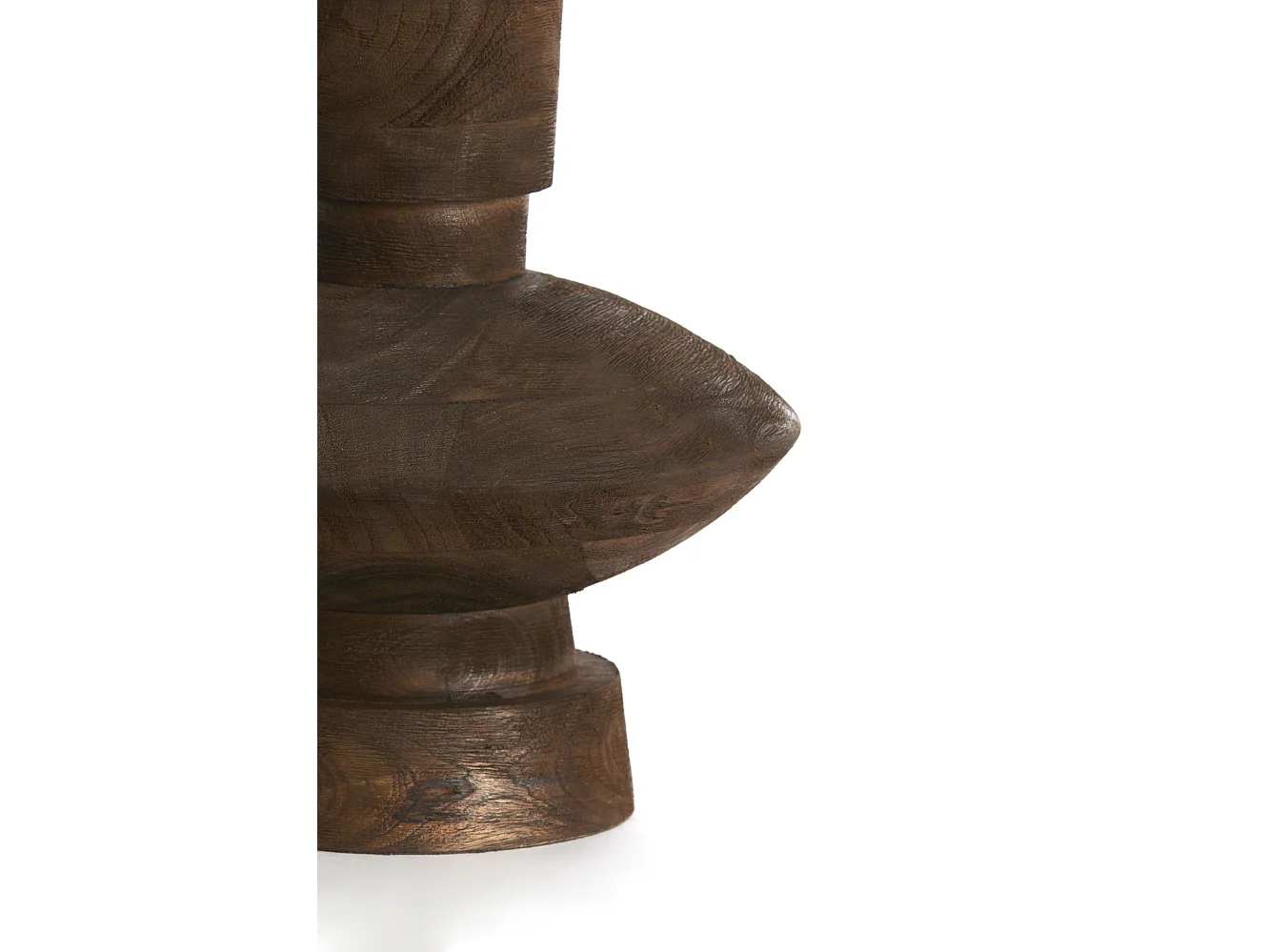 Pied de lampe FIERA - Ø23x25cm - Marron