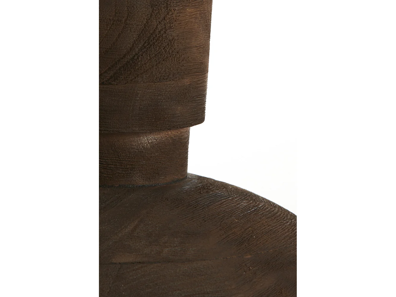 Pied de lampe FIERA - Ø23x25cm - Marron