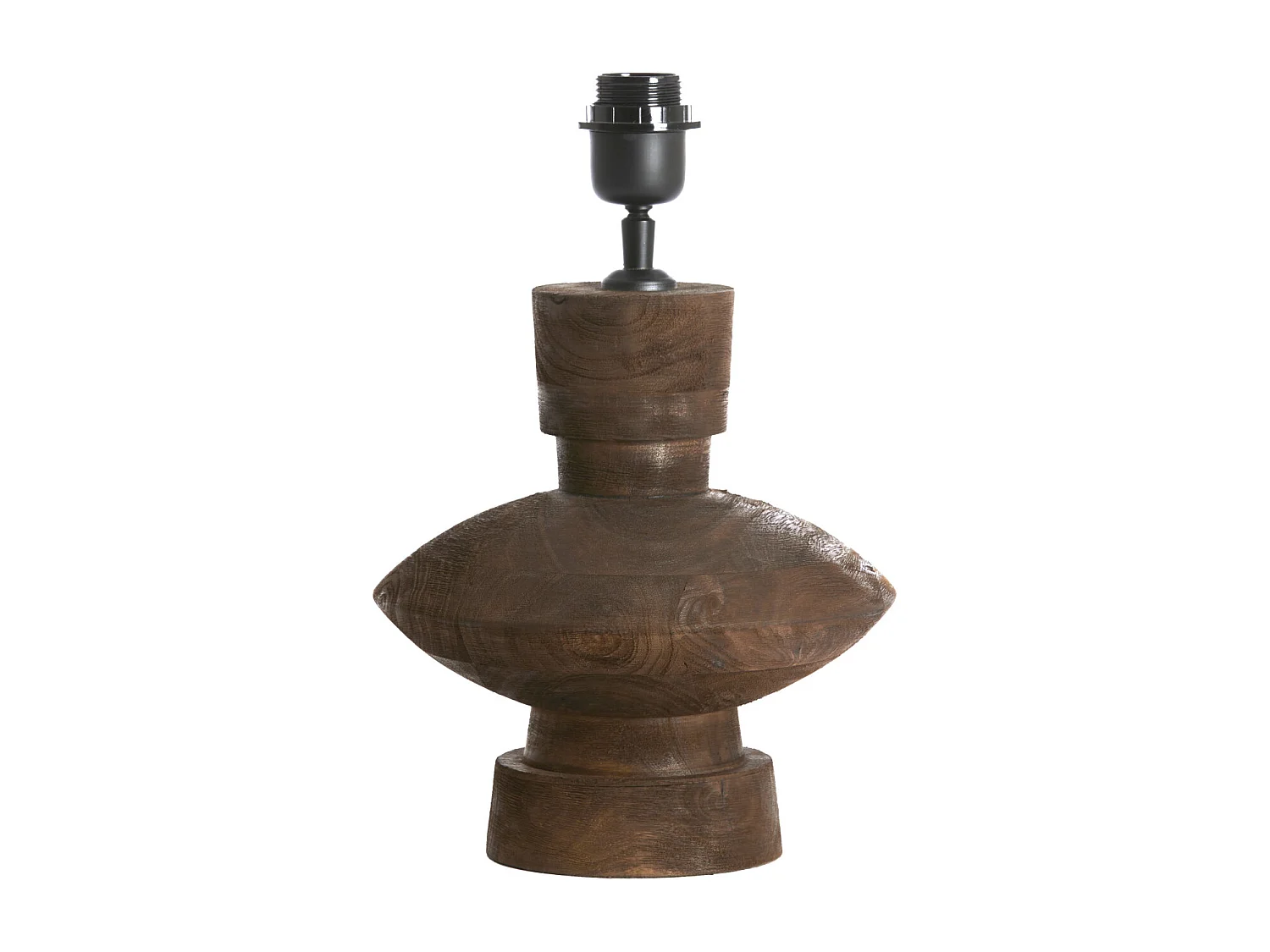 Pied de lampe FIERA - Ø23x25cm - Marron