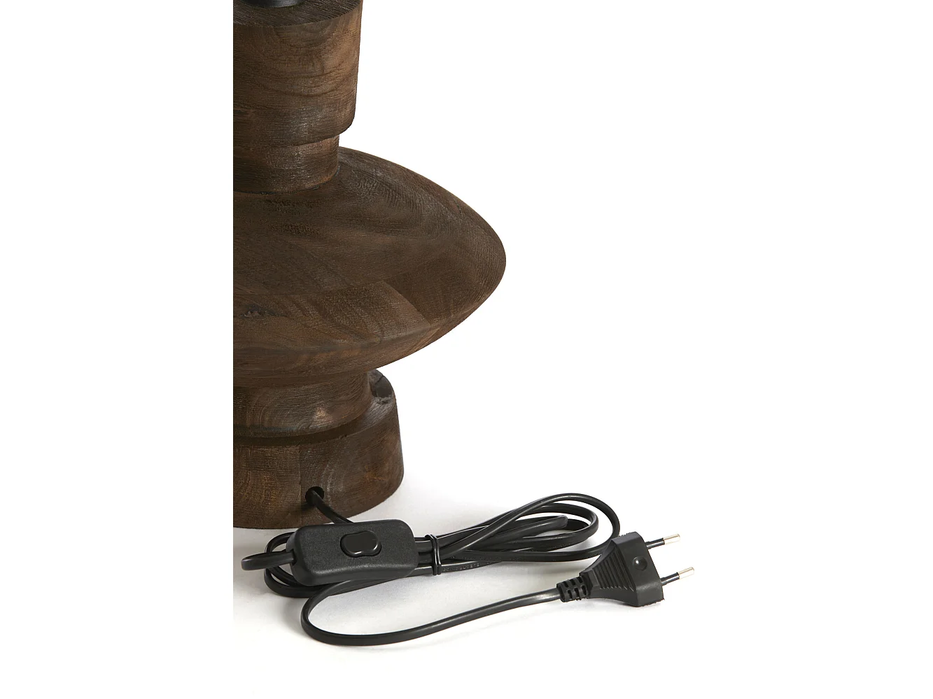 Pied de lampe FIERA - Ø23x25cm - Marron