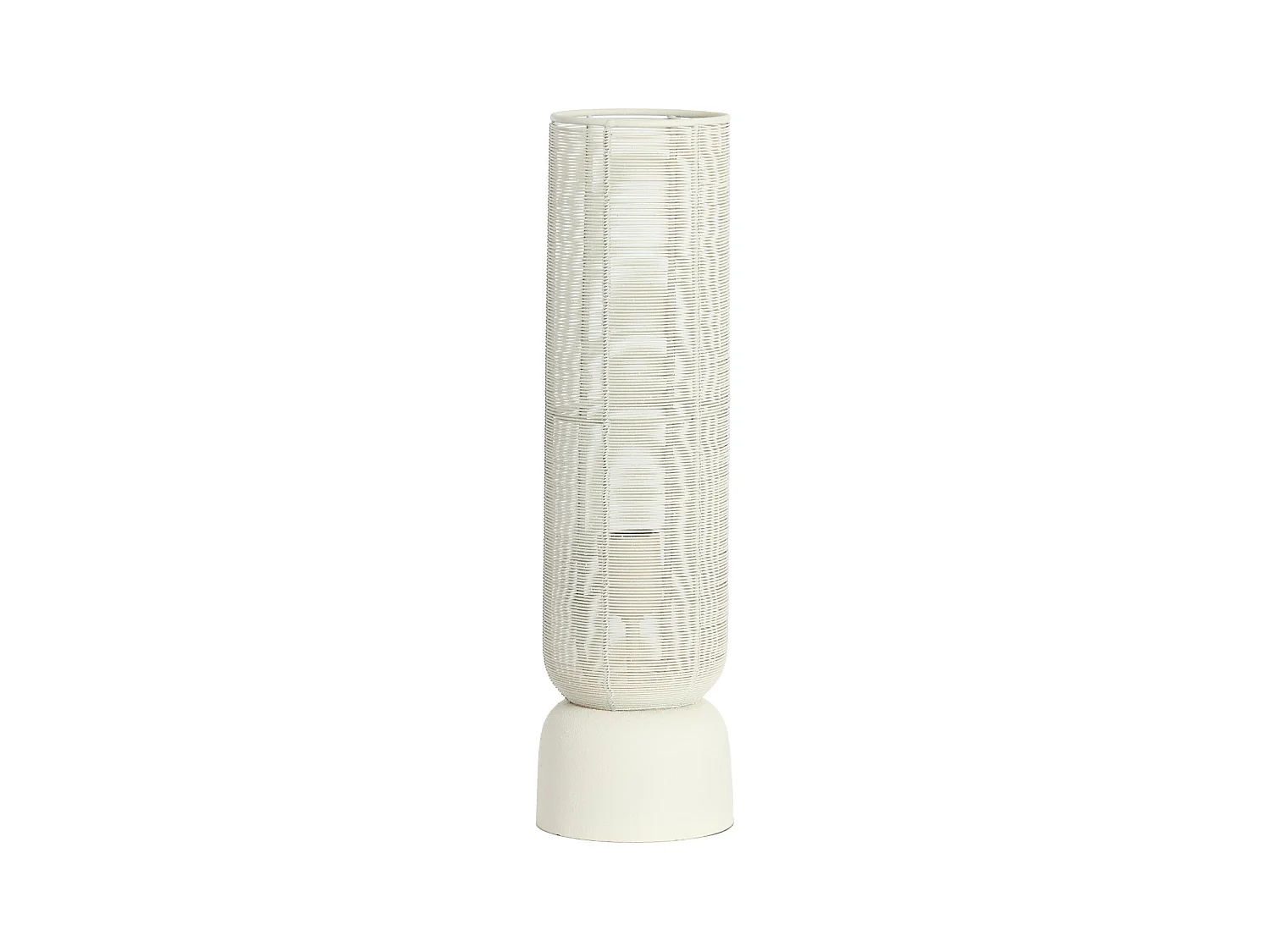 Lampe de table LEZUZA - Ø13,5x49,5cm - Blanc