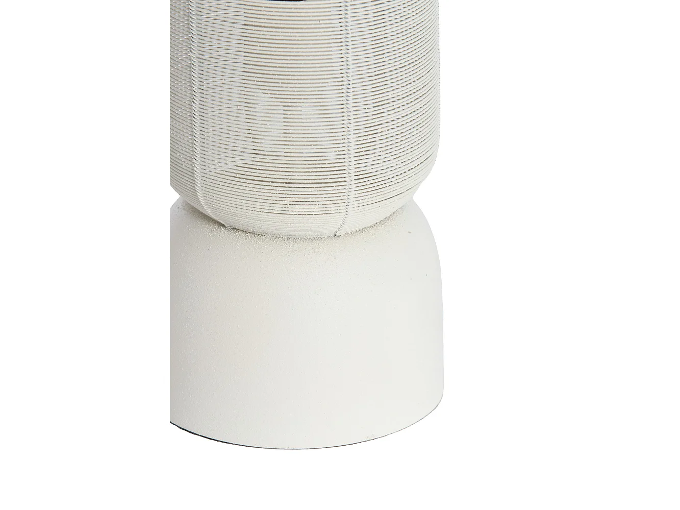 Lampe de table LEZUZA - Ø13,5x49,5cm - Blanc