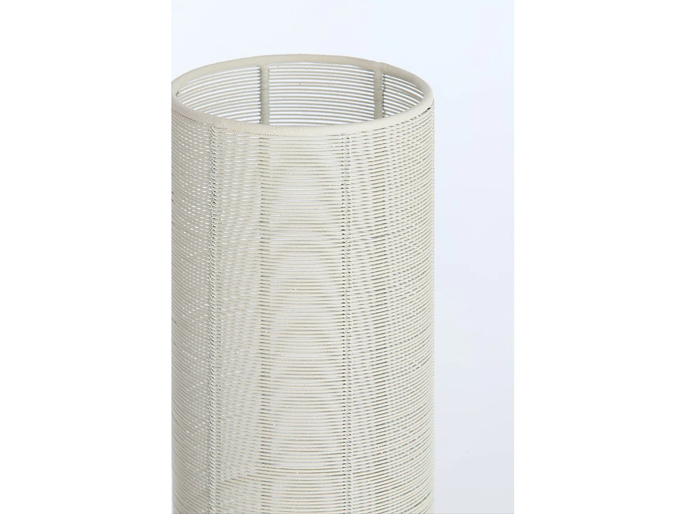 Lámpara de mesa LEZUZA - Ø13,5x49,5cm - Blanco