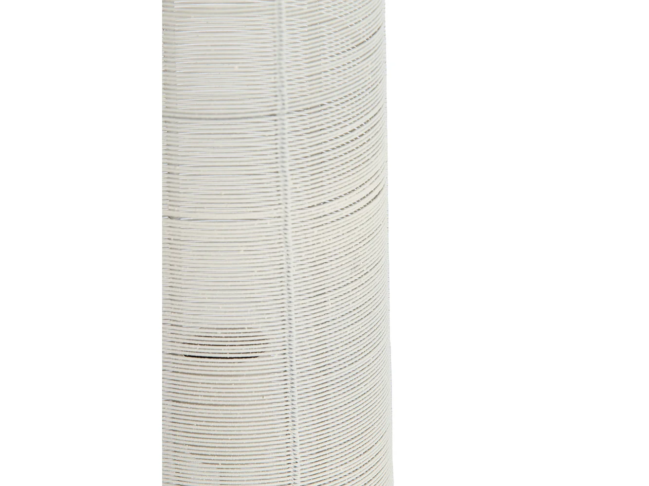 Lámpara de mesa LEZUZA - Ø13,5x49,5cm - Blanco