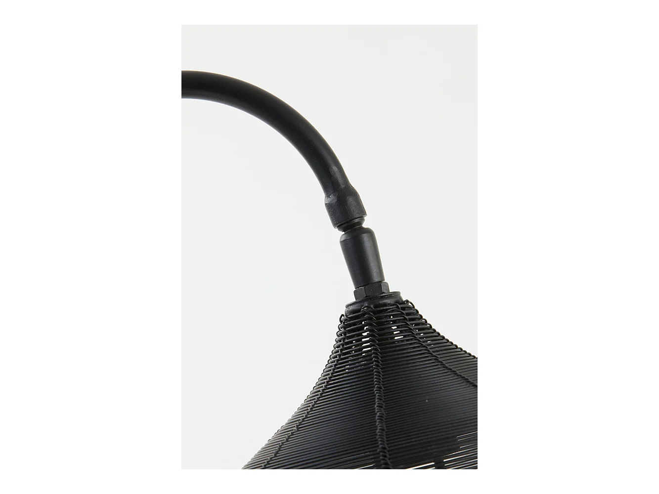 Lampe de table ALVARO - 27x20x61cm - Noir