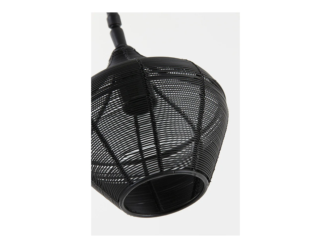 Lampe de table ALVARO - 27x20x61cm - Noir
