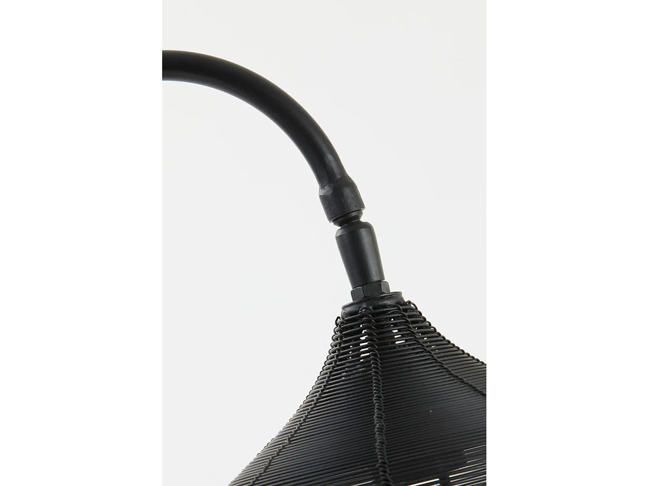 Lampe de table ALVARO - 27x20x61cm - Noir