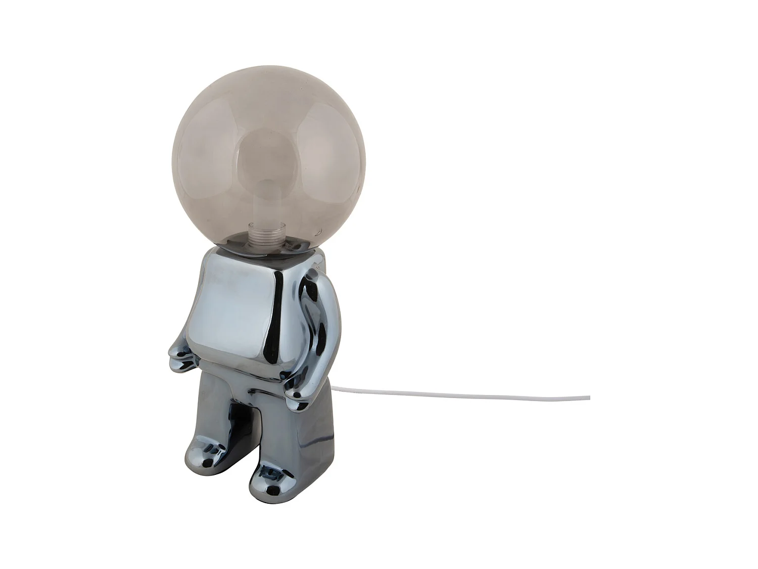 Lampe de table Ross LED - Plaqué noir