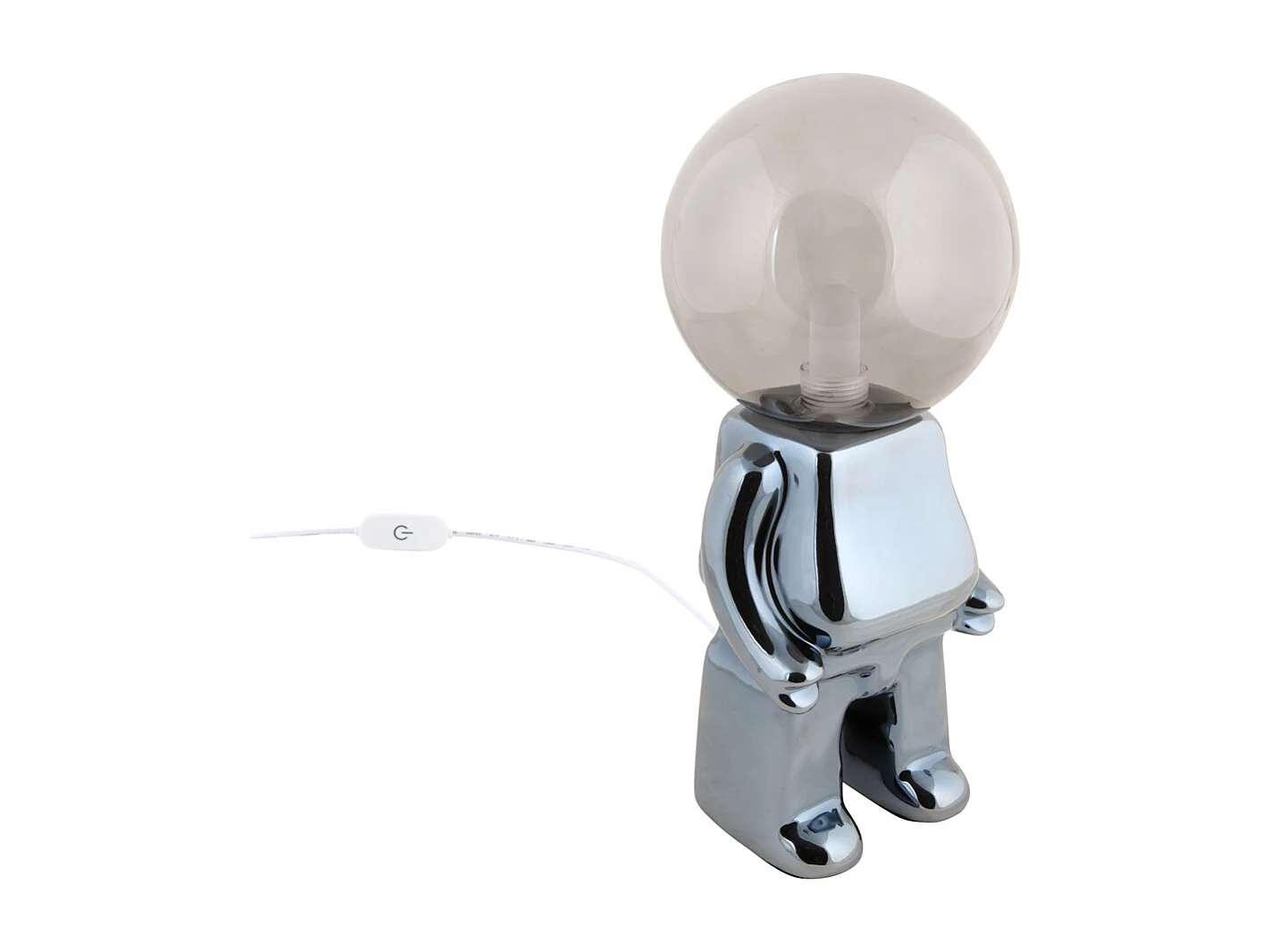 Lampe de table Ross LED - Plaqué noir