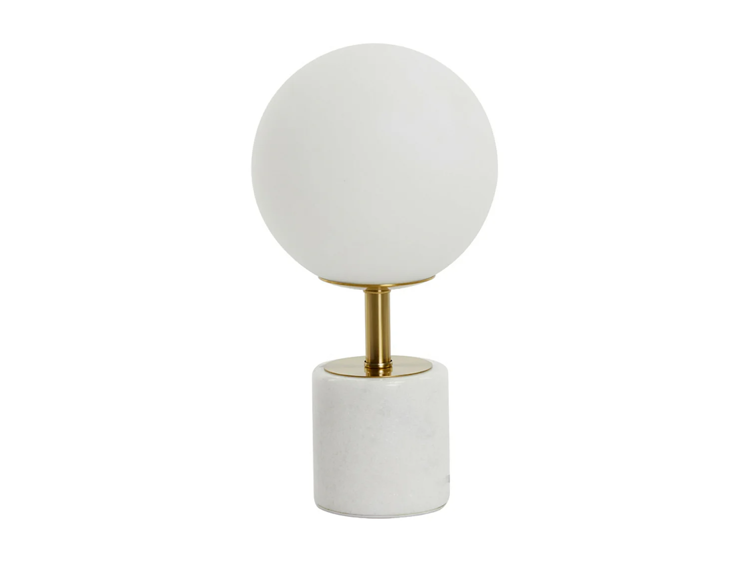 Tafellamp MEDINA - Ø20x35cm - Wit