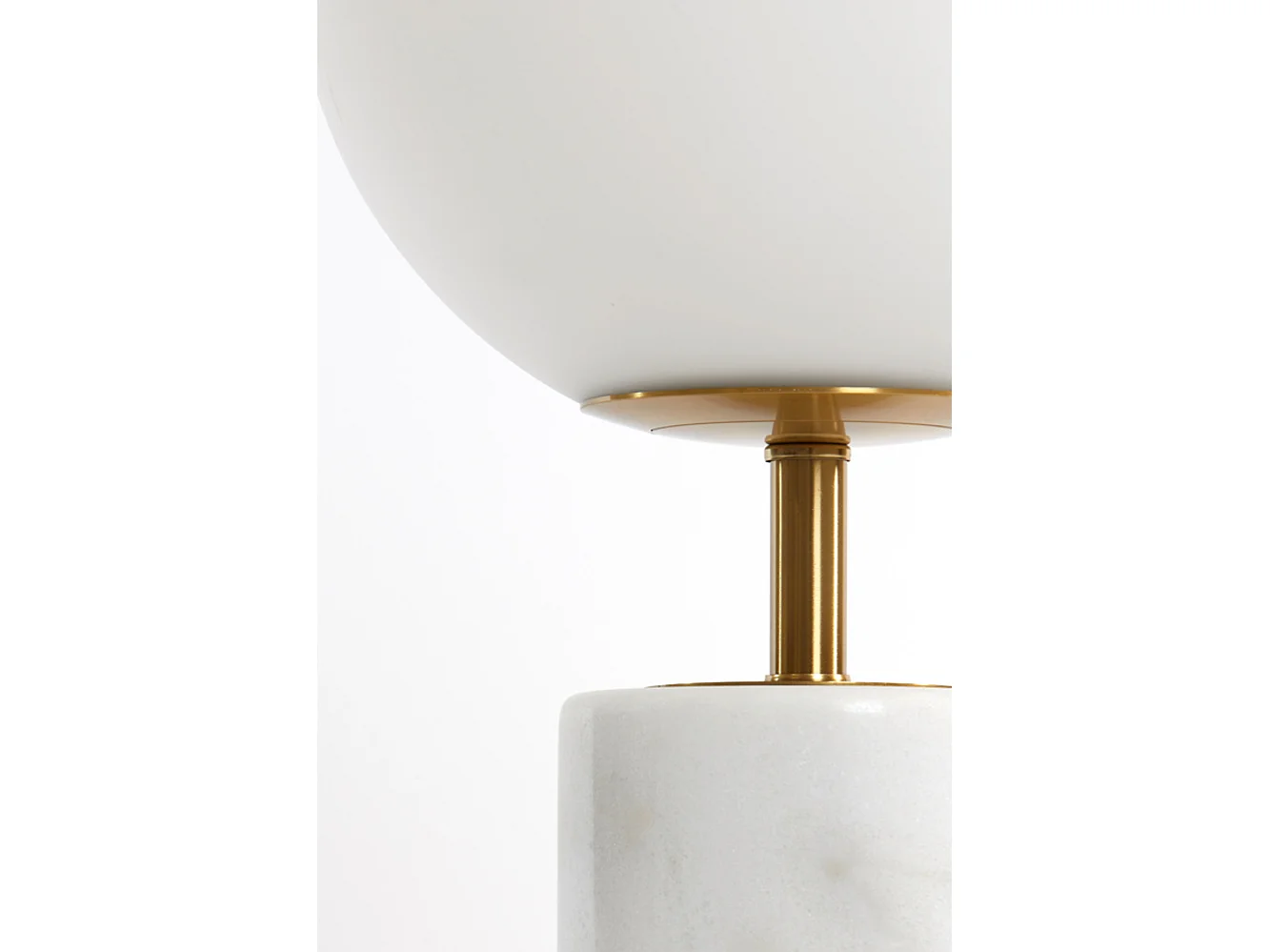 Tafellamp MEDINA - Ø20x35cm - Wit