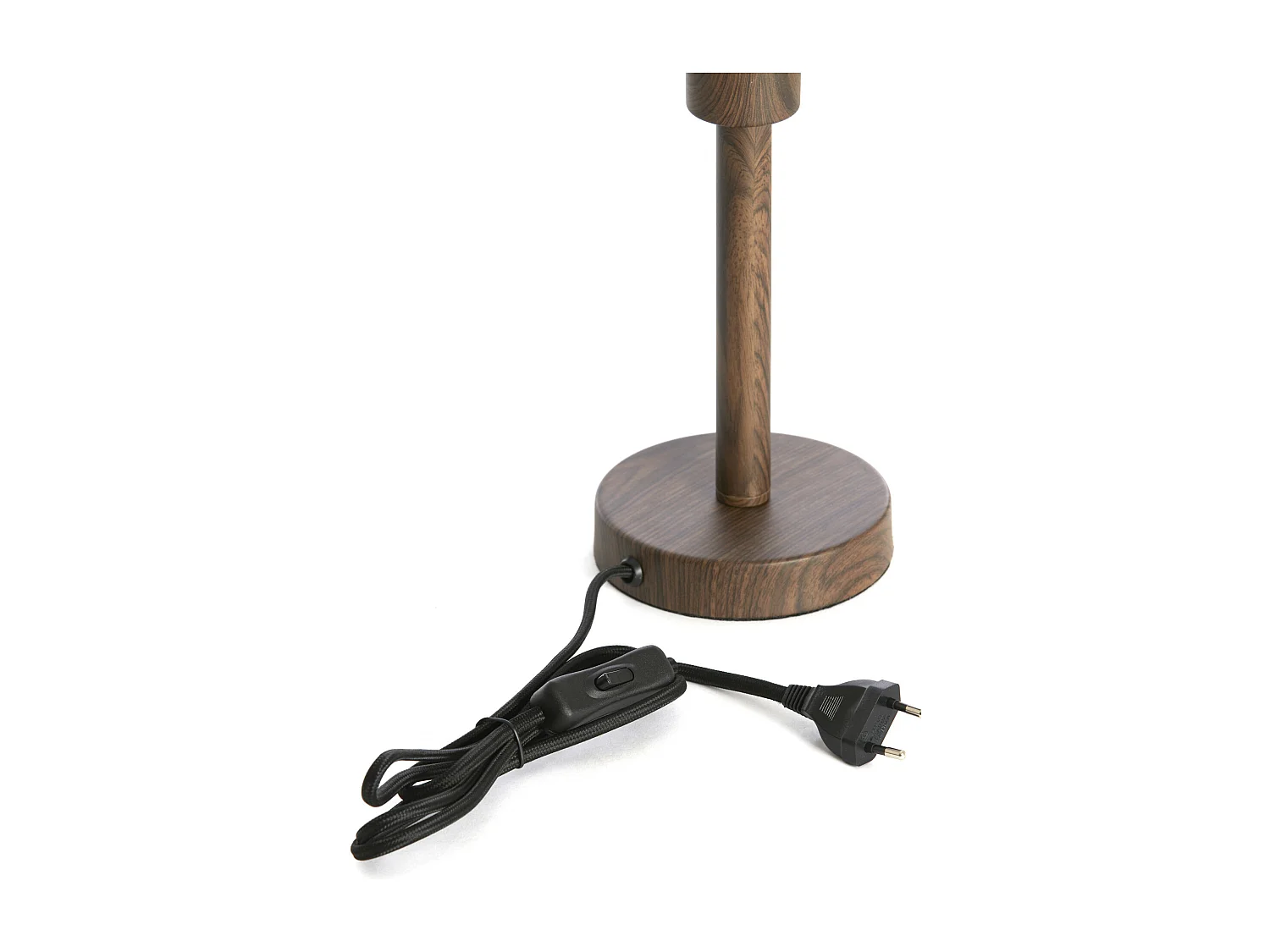 Pied de lampe WASHINGTON - Ø12x26cm - Marron
