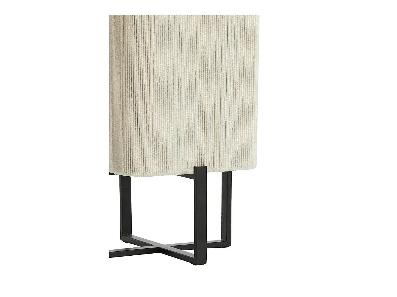 Lampe de table WYN - Ø21,5x50,5cm - Noir