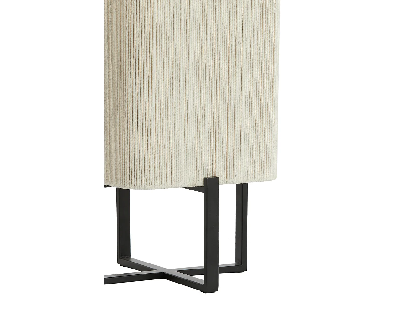 Lámpara de mesa WYN - Ø21,5x50,5cm - Negro