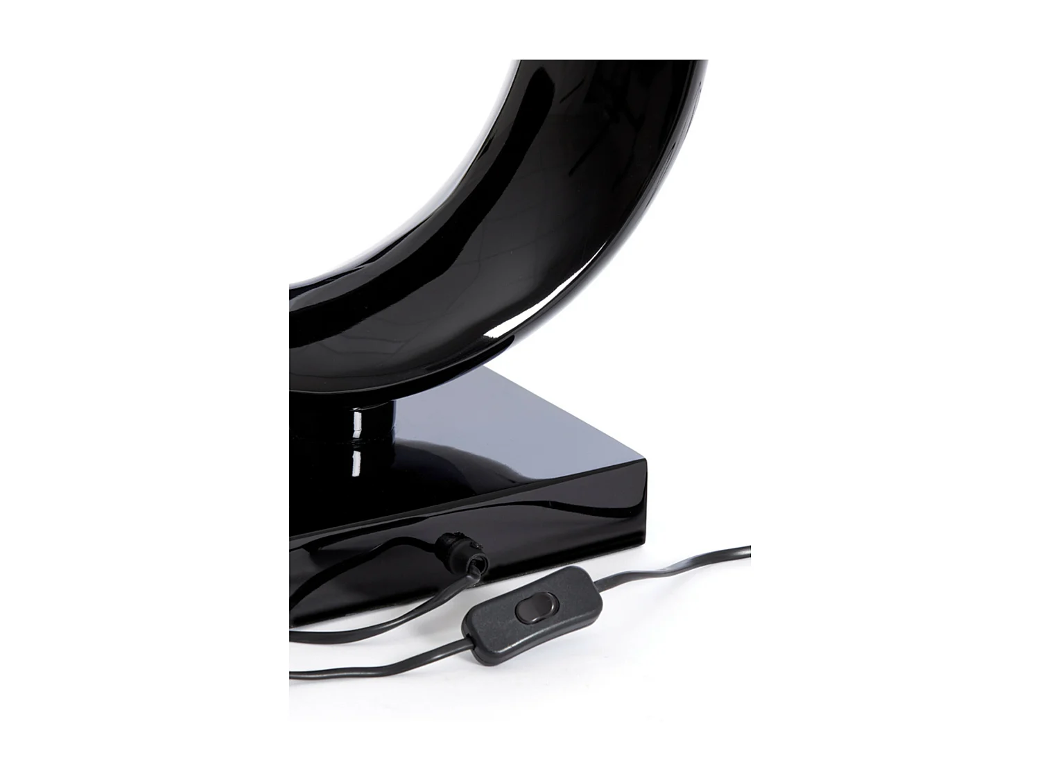 Pied de lampe MOON - 37x20x60cm - Noir