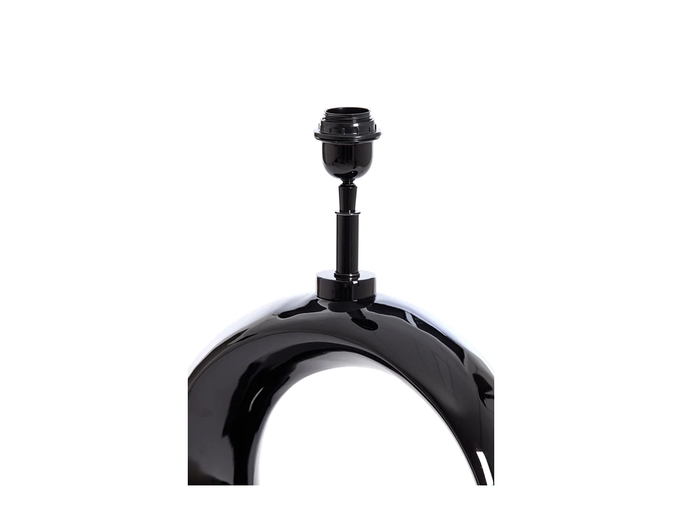 Pied de lampe MOON - 37x20x60cm - Noir