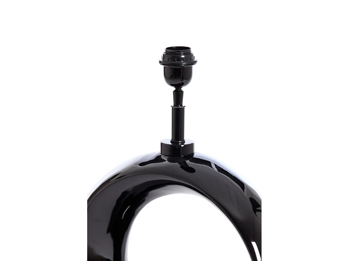 Pied de lampe MOON - 37x20x60cm - Noir