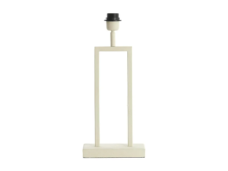 Pied de lampe SHIVA - 20x10x41cm - Blanc