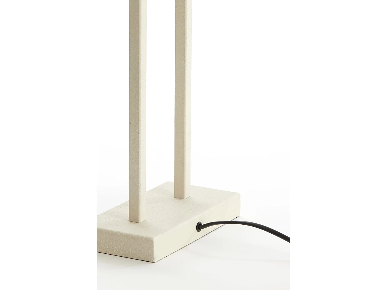 Pied de lampe SHIVA - 20x10x41cm - Blanc