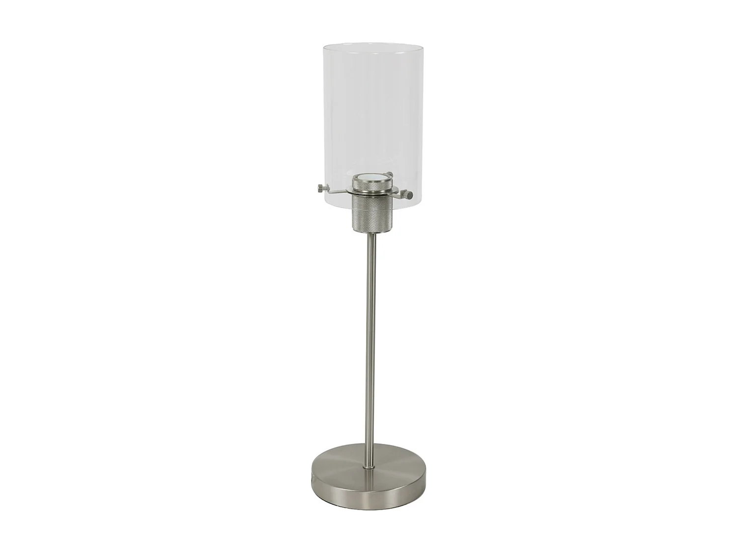 Tischleuchte VANCOUVER - Ø15x56,5cm - Silber