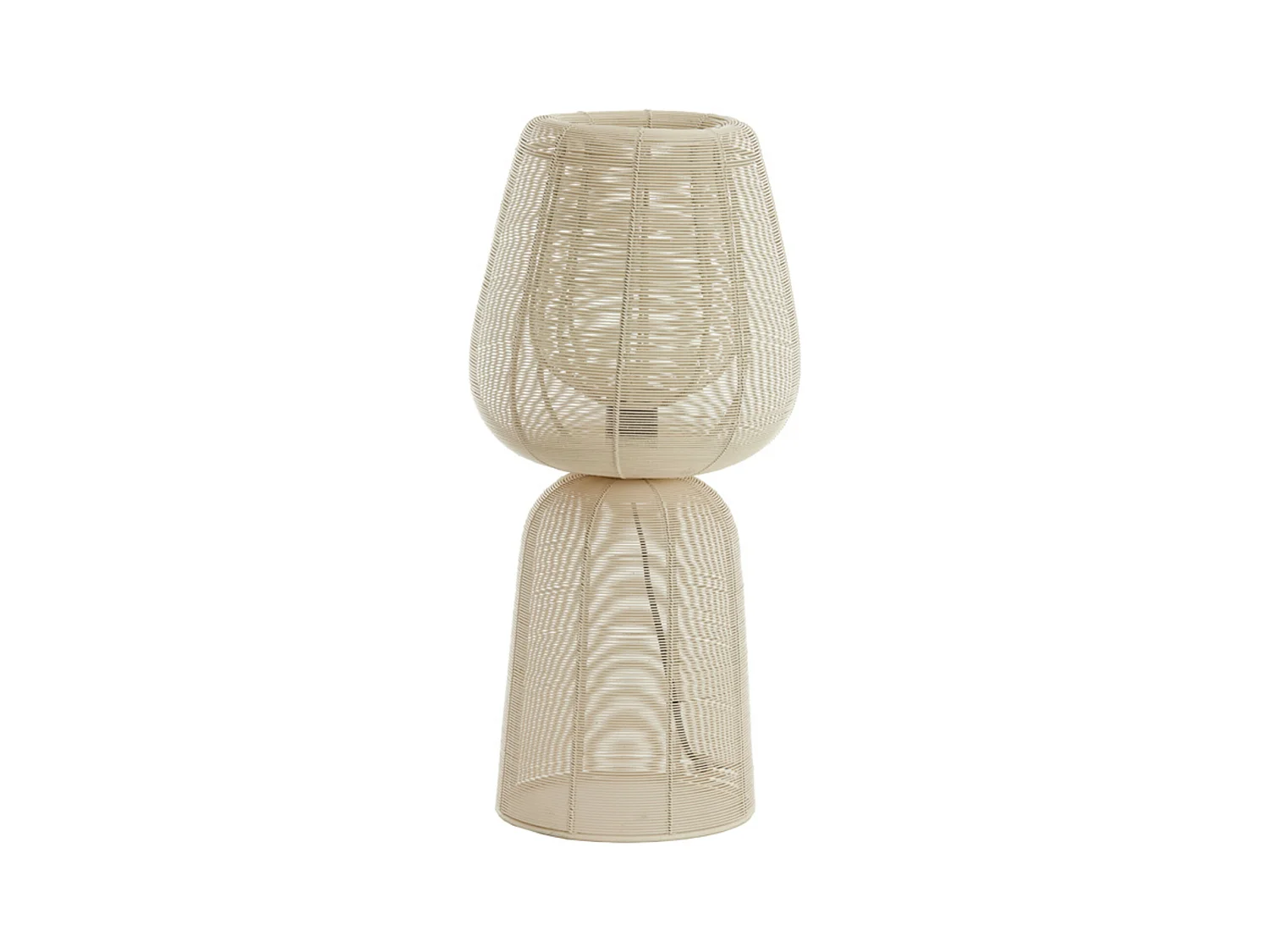 Lampe de table ABOSO - Ø24x54cm - Blanc