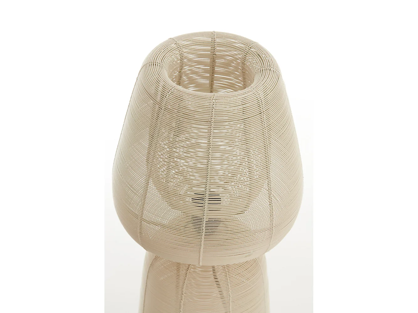 Lampe de table ABOSO - Ø24x54cm - Blanc