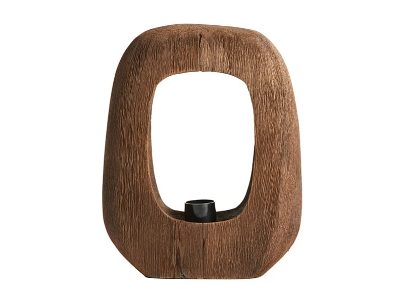 Tafellamp KELAFO - 24x8x30cm - Bruin