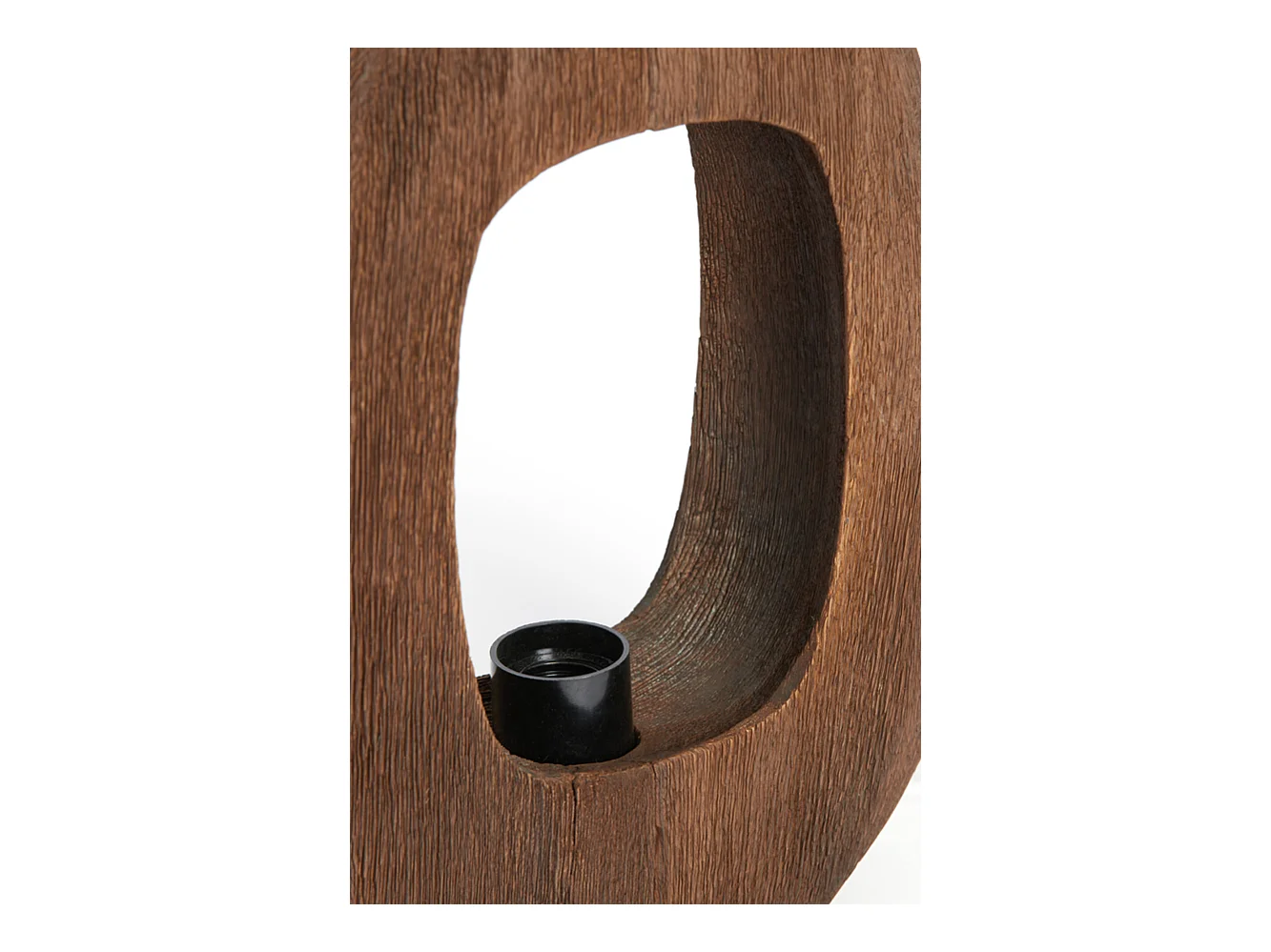 Tafellamp KELAFO - 24x8x30cm - Bruin