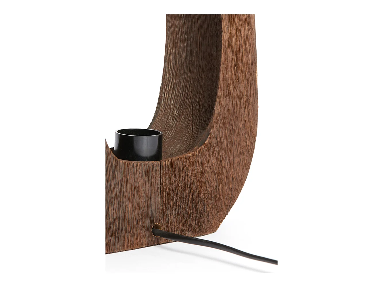 Tafellamp KELAFO - 24x8x30cm - Bruin