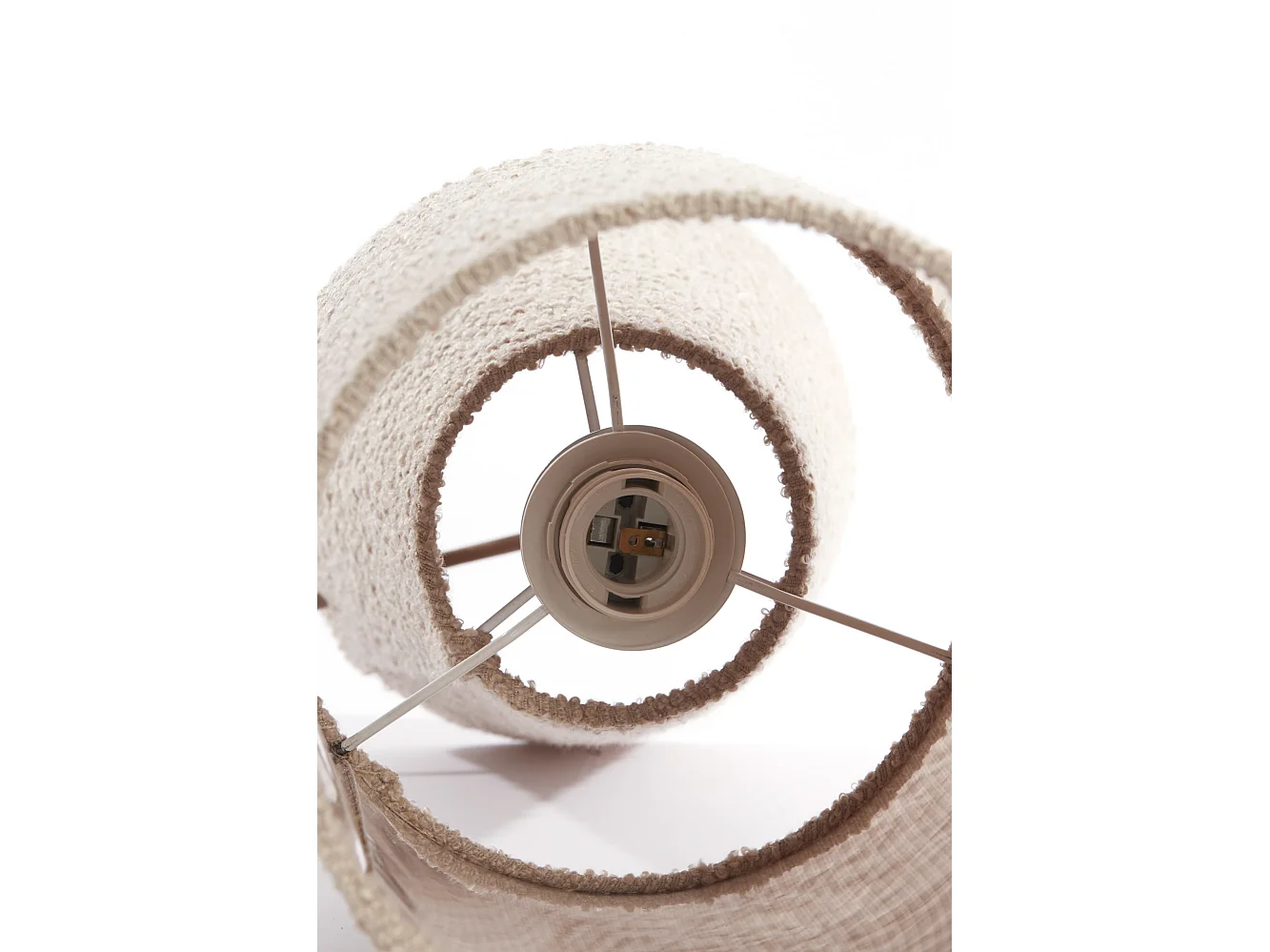 Lampe de table MICKY - Ø20x57,5cm - Marron