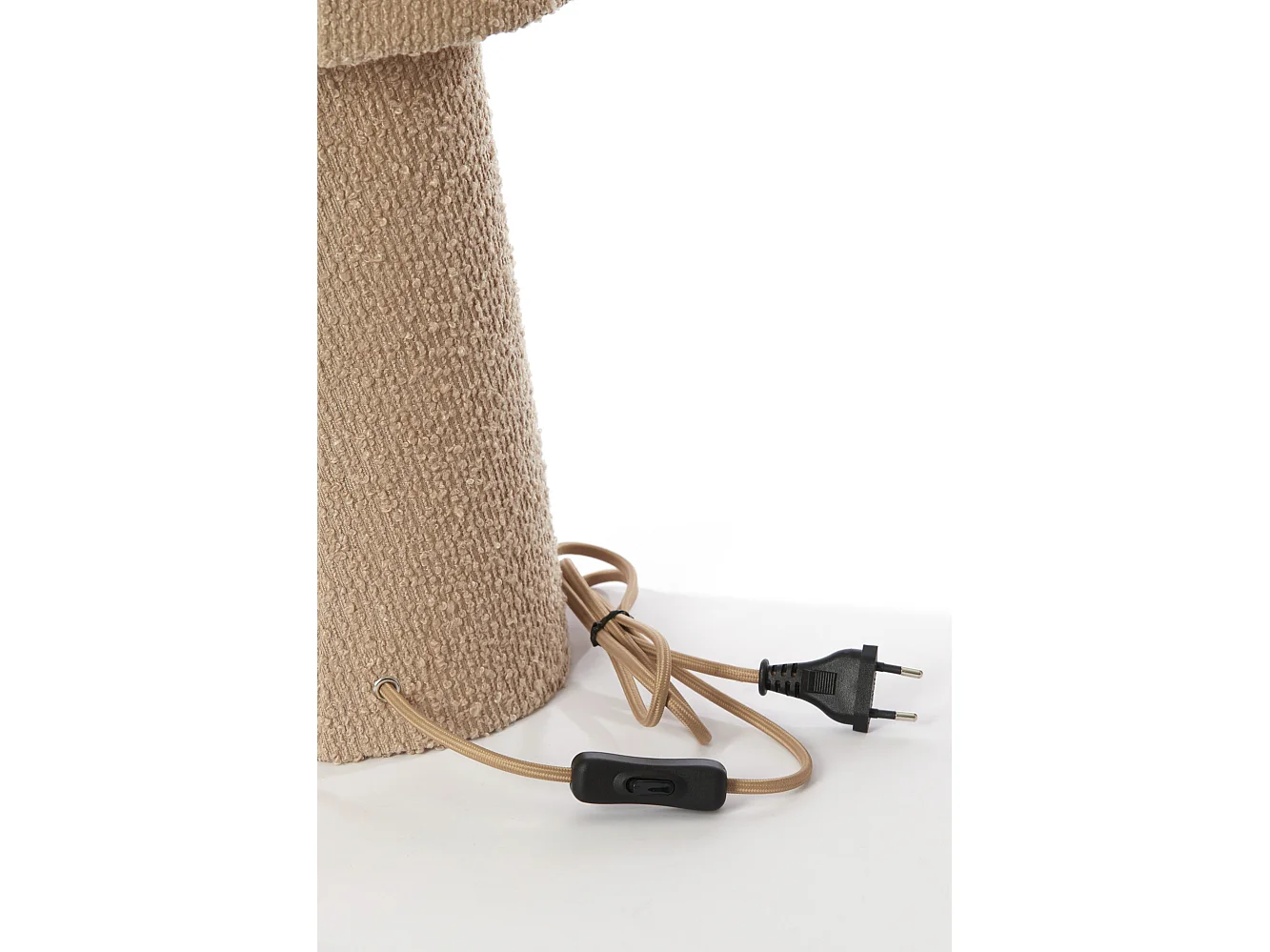 Lampe de table MICKY - Ø20x57,5cm - Marron