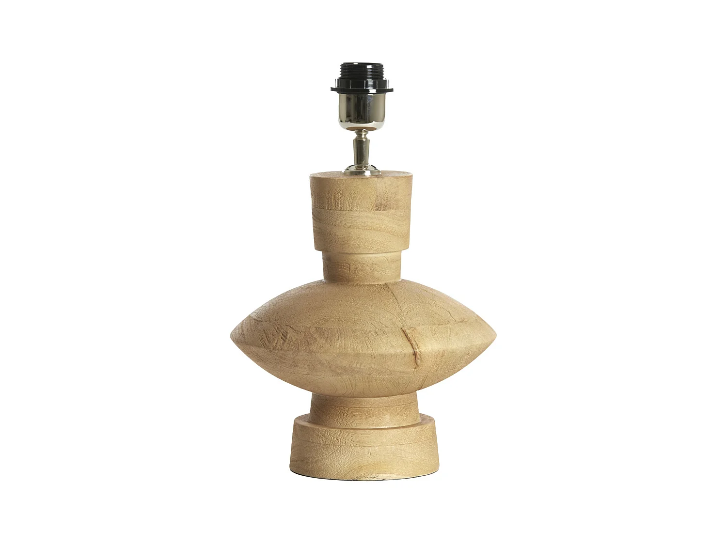 Pied de lampe FIERA - Ø23x25cm - Marron