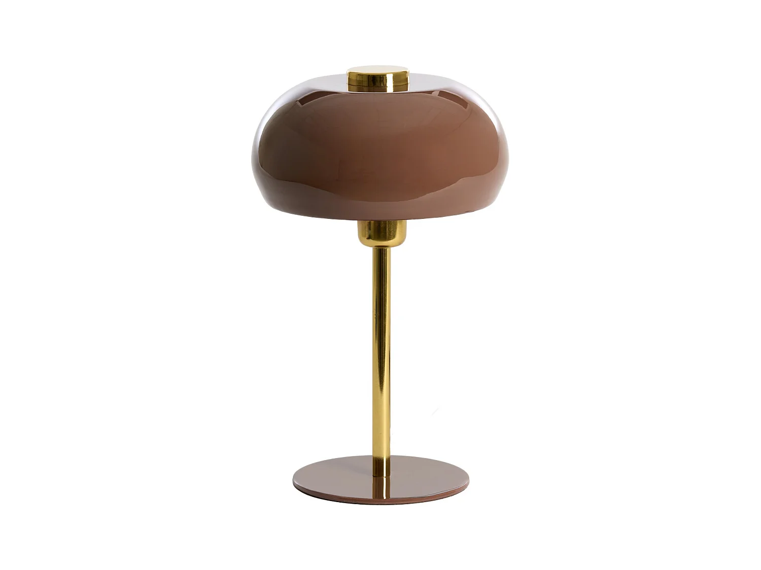 Lampe de table SURIN - Ø22x34cm - Marron