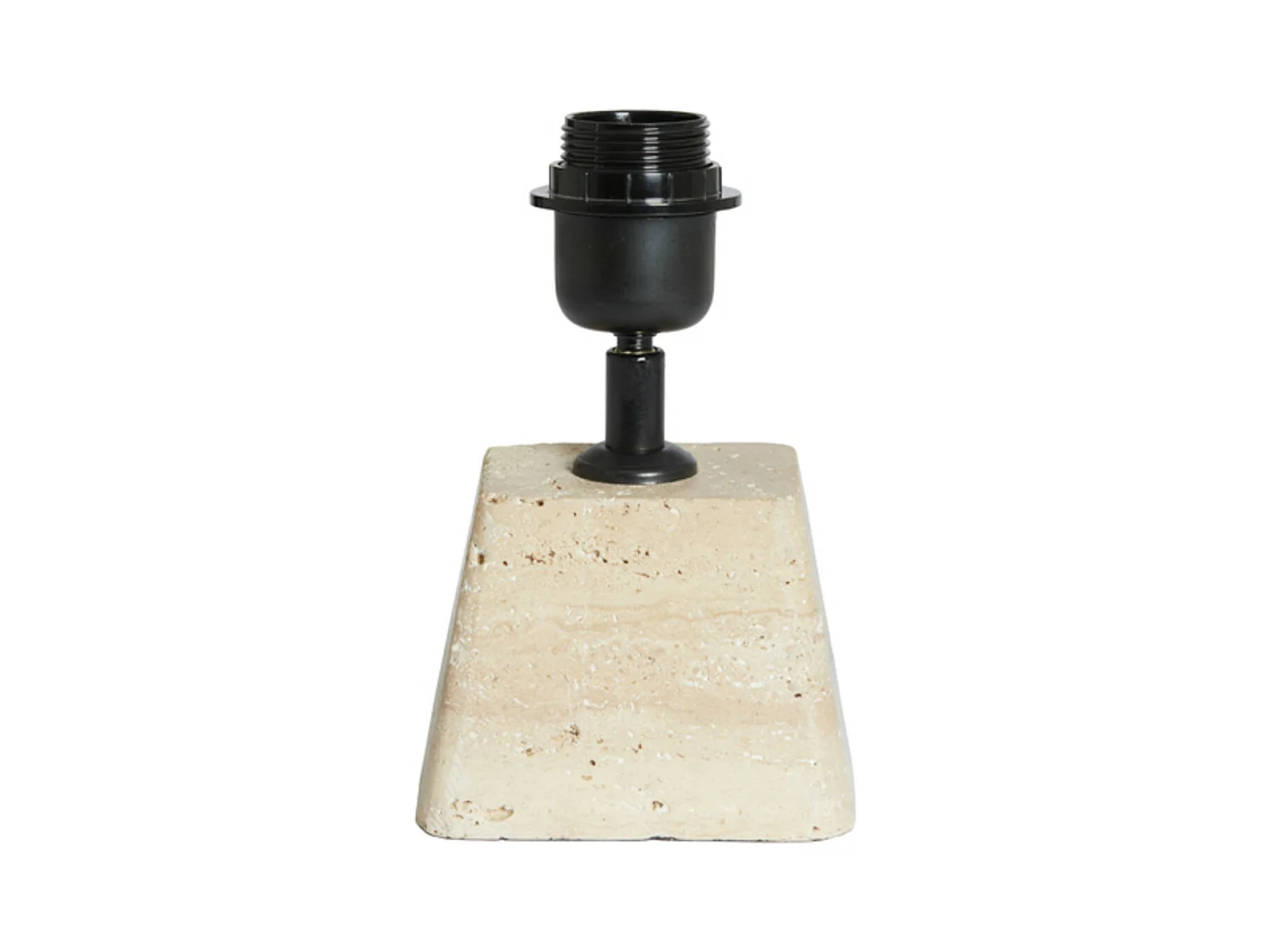 Pied de lampe KARDAN - 11x9x19cm - Marron