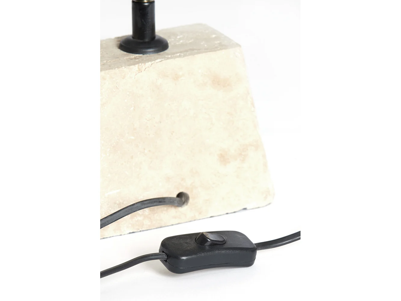 Pied de lampe KARDAN - 11x9x19cm - Marron