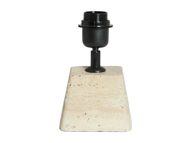 Pied de lampe KARDAN - 11x9x19cm - Marron