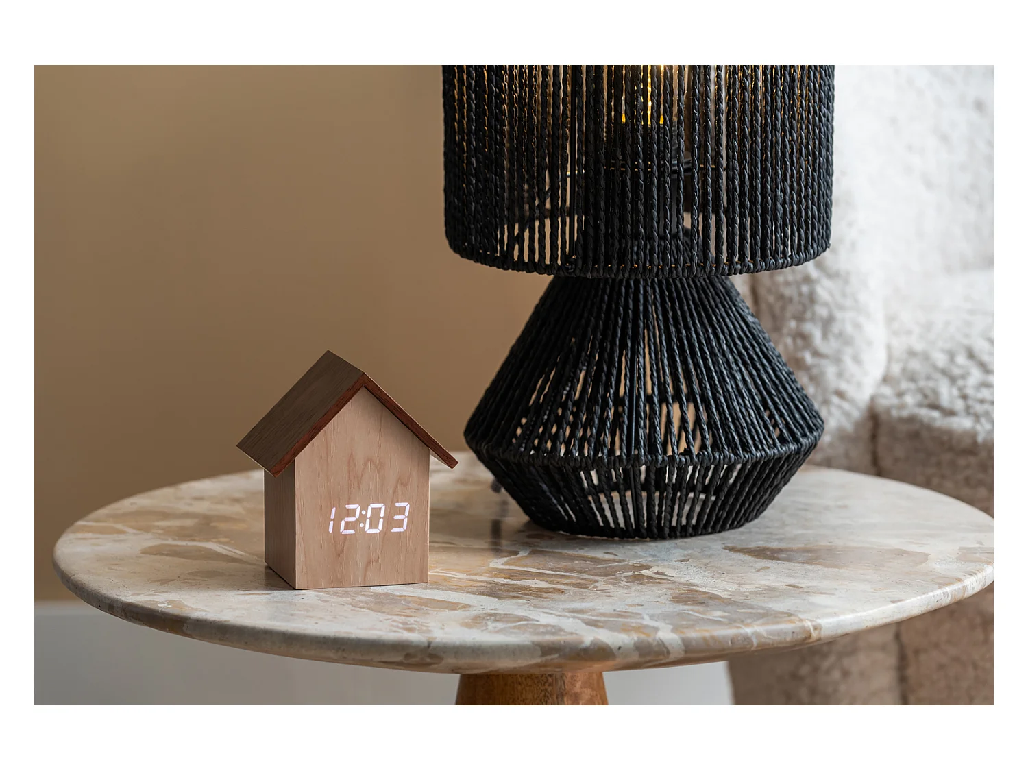 Lampe de table Forma - Noir