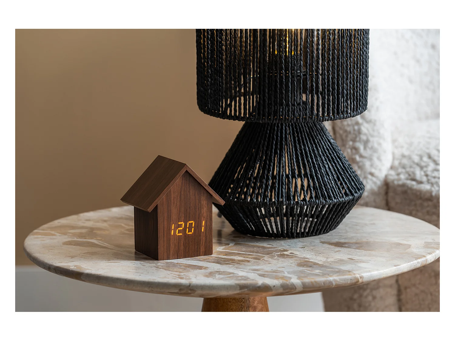 Lampe de table Forma - Noir