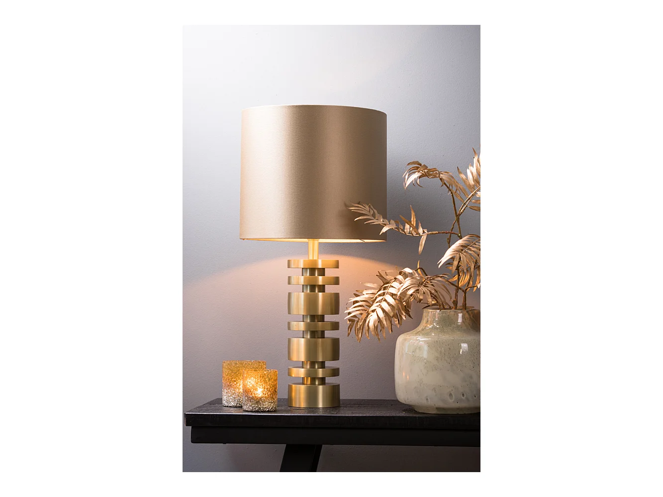 Lampenfuß DESLEY - Ø12,5x40cm - Gold